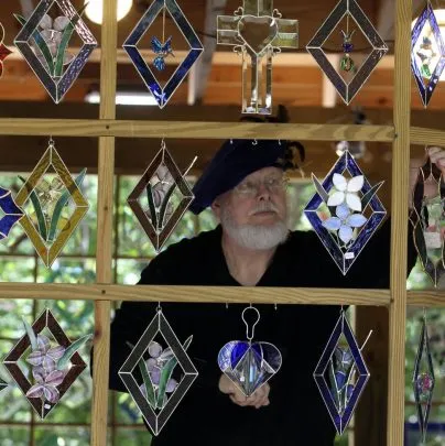 Lady Aurora Stained Glass